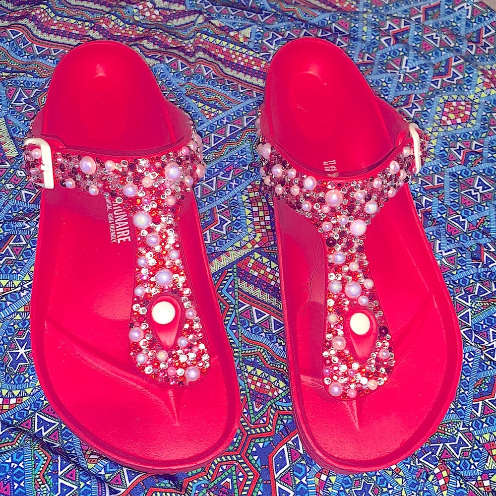 Bedazzled Rubber Birkenstocks
